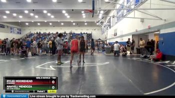 150 lbs Quarterfinal - Rylee Moorehead, Elsinore vs Nahyeli Mendoza, Big Dog Ranch