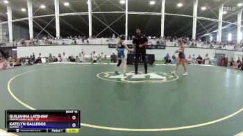 90 lbs Placement Matches (8 Team) - Guilianna Latshaw, Pennsylvania Blue vs Katelyn Gallegos, Illinois