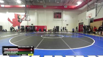 100 lbs Semifinal - Mikel Anderson, Southport Wrestling Club vs Joshua Baldwin, Moeller Jr Crusaders