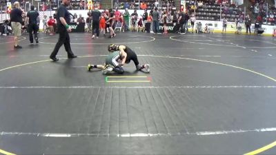 54 lbs Quarterfinal - Cameron Harris, Holt WC vs Maxwell Golden, Bay County Road Runners