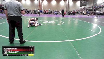 120 lbs Cons. Round 6 - Matthew Long, Garden City HS vs Michael Barnett, Jesuit