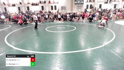 190 lbs Round Of 16 - Damien Gorgone, Barnstable vs Ken-Bennett Mentee, Middleborough