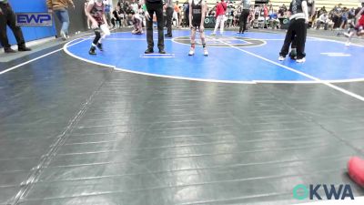 58 lbs Round Of 16 - Gunnar Ratcliff, F-5 Grappling vs Kamden Peters, Harrah Little League Wrestling