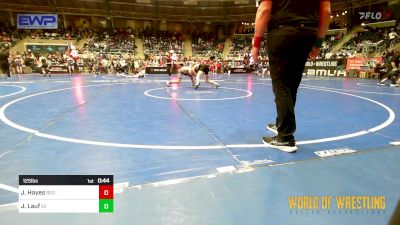 125 lbs Consi Of 8 #1 - Jeremiah Hayes, Red Cobra Westling Academy vs James Lauf, Eierman Elite