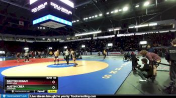 150 lbs Champ. Round 2 - Dayton Regan, Moses Lake vs Austin Crea, Lewiston