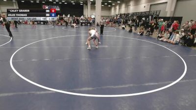 125 lbs Quarters - Caley Graber, Summit Wrestling Academy vs Jolee Thomas, Shelton Wrestling Academy