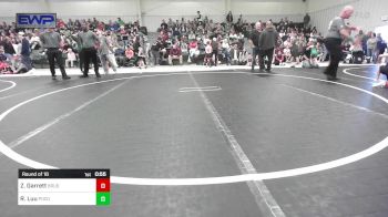 46 lbs Round Of 16 - Zek Garrett, Brushy Wrestling Club vs Rayce Luu, Pocola Youth Wrestling