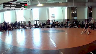 110 lbs Champ. Round 1 - Patrick Spencer, Richlands Wrestling Club vs Thomas Dorer, Midlothian Miners Wrestling Club