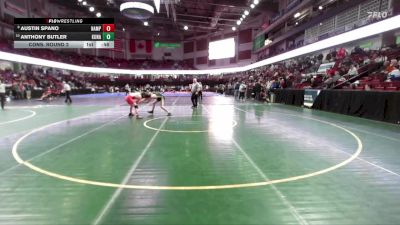 132 lbs Cons. Round 2 - Anthony Butler, Kuna vs Austin Spano, Nampa