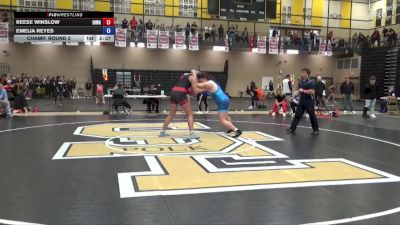 207 lbs Champ. Round 2 - Reese Winslow, Iowa vs Emelia Reyes