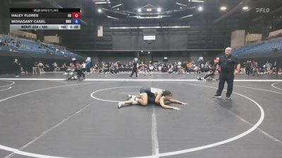 160 lbs Cons. Round 4 - Mohagany Casel, Wayland Baptist University vs Haley Flores, Ottawa University