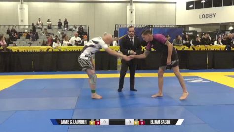 Elijah Sacra vs Jamie C. Launder 2024 World IBJJF Jiu-Jitsu No-Gi Championship