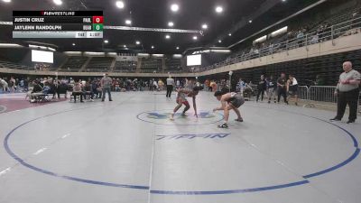 152 lbs Consolation - Justin Cruz, Paulsboro vs Jaylenn Randolph, Bear