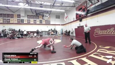 197 lbs 1st Place Match - Frank Pomilia, Santa Rosa Junior College vs Ethan Birch, Sacramento City College