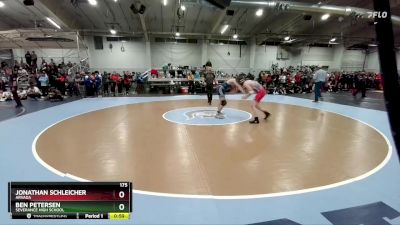 175 lbs Cons. Round 2 - Ben Petersen, Severance High School vs Jonathan Schleicher, Arvada