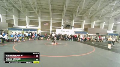 59 lbs Quarters & Wb (16 Team) - Adrian Rodriguez, Salem Elite Wrestling vs Ryddik Johnson, West Coast Elite