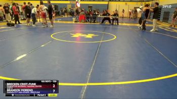 150 lbs Champ. Round 1 - Brecken Crist-Funk, Manhattan Regional Training Center (MRTC) vs Brandon Moreno, Garden City High School Wrestling