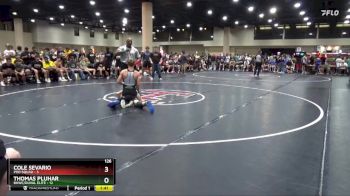 126 lbs Round 1 (4 Team) - Thomas Pluhar, BHWC/Duval Elite vs Cole Sevario, Pod Squad