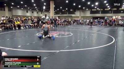 126 lbs Round 1 (4 Team) - Thomas Pluhar, BHWC/Duval Elite vs Cole Sevario, Pod Squad