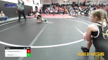 80 lbs Rr Rnd 2 - Brinnlie Hadjiconstantinou, Beggs Youth Wrestling Program vs Luke Stevens, Beggs Youth Wrestling Program