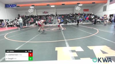 140-155 lbs Quarterfinal - Cooper Leatherman, Hilldale Youth Wrestling Club vs Julius Caygill, Raw Wrestling Club