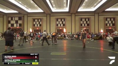 128 lbs Quarterfinal - Natalia Accorsi, Fish Eye Wrestling vs Alyssa Reed, Funky Panda