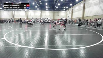 125 lbs Quarterfinal - Kaileia Villavicencio, Wrestling University Club vs Donavanne Hofmann, Ponte Vedra High School