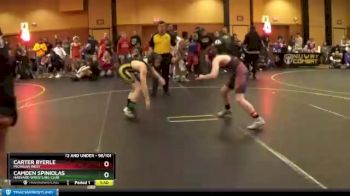 96/101 Round 2 - Camden Spiniolas, Harvard Wrestling Club vs Carter Byerle, Michigan West
