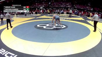 D1-138 lbs Cons. Round 1 - Greyson Clemens, Uniont. Lake vs Wesley Allen, Lak. West