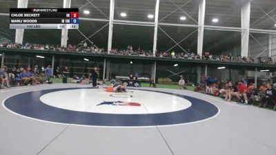 140 lbs Chloe Beckett, Oklahoma vs Marli Woods, Indiana
