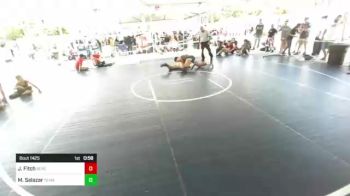 220 lbs Consi Of 8 #2 - Marcelo Aparicio, Silver Back WC vs Ericson Brehmeyer, Los Osos HS