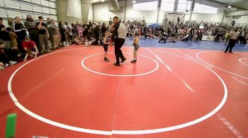 60 lbs Round Of 16 - Dotson Collins, Springdale Youth Wrestling Club vs Boston Bollinger, Tulsa Blue T Panthers