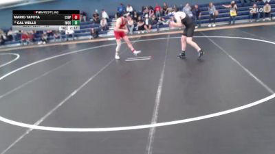 184 lbs 3rd Place Match - Mario Tafoya, Colorado State University - Pueblo vs Cal Wells, Iowa Western Community College