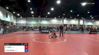 100 lbs Prelims - Mason Jakob, Tennessee vs Chase Van Hoven, Legacy Wrestling