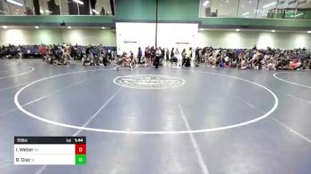 55 lbs Quarterfinal - Ian Weber, WI vs Boaz Diaz, IA
