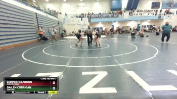 182 lbs Cons. Round 7 - Dailen Corrigan, Century vs Connor Claborn, Canyon Ridge