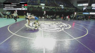 144 lbs Quarterfinal - Stephen Carroll, Aynor vs Brayden Hill, Broome