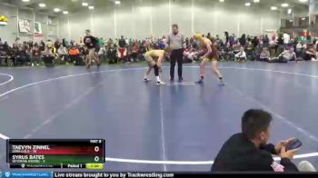 125 lbs Round 1 (6 Team) - Taevyn Zinnel, Iowa Gold vs Syrus Bates, Wyoming Brown