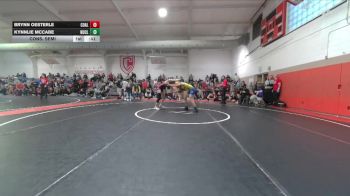 120 lbs Cons. Semi - Kynnlie McCabe, Nucla vs Brynn Oesterle, Coal Ridge