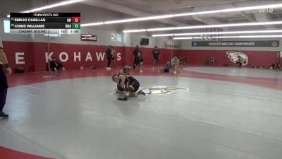 141 lbs Champ. Round 2 - Emilio Casillas, Grand View (Iowa) vs Chris Williams, North Iowa Area Community College