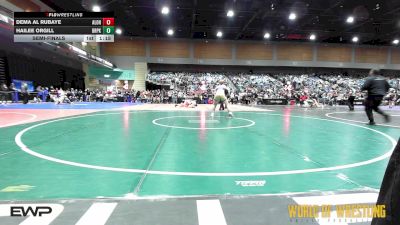 150 lbs Semifinal - Dema Al Rubaye, Aloha vs Hailee Orgill, Deer Park