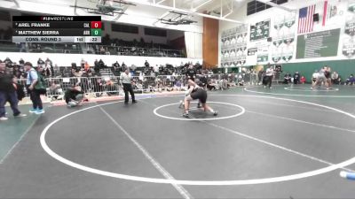 175 lbs Cons. Round 3 - Arel Franke, Calabasas vs Matthew Sierra, Arroyo