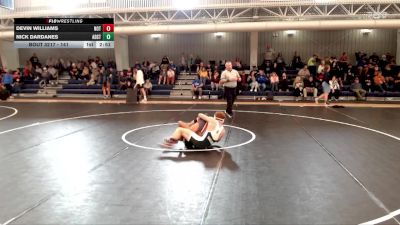 141 lbs Champ. Round 2 - Devin Williams, Northern Oklahoma College-Tonkawa vs Nick Dardanes, Adams State
