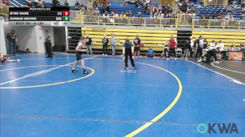61 lbs Consi Of 4 - Byrd Ware, Cleveland Takedown vs Gunnar Brown, Duncan Demon Wrestling