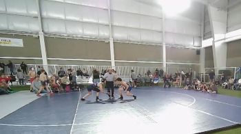 135 lbs Quarterfinals (8 Team) - Bracken Bauman, Mt. Crest vs Caleb Lewis, Champions Blue