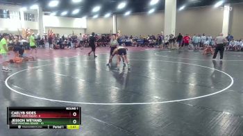126 lbs Round 1 (6 Team) - Caelyb Sides, Indiana Goon Squad vs Jesson Weyand, Team Montana Senior