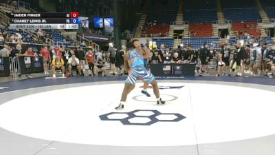 165 lbs Quarters - Jaiden Finger, Arizona vs Chaney Lewis Jr., Pennsylvania