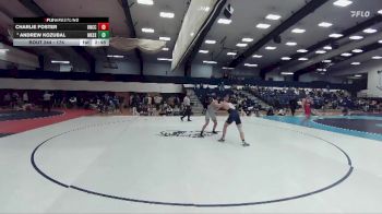 174 lbs Semifinal - Andrew Kozubal, Messiah vs Charlie Foster, Onondaga CC