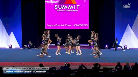 Legacy Premier Cheer - CLASSIFI3D [2026 L3 Junior - D2 - Small - B Semis] 2026 The D2 Summit