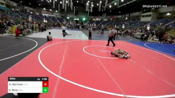 82 lbs Quarterfinal - Davien Martinez, Elevated Wrestling vs Kyle Blow, Pikes Peak Warriors